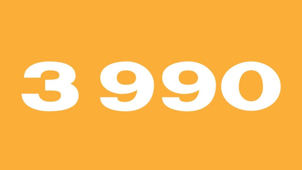 3990